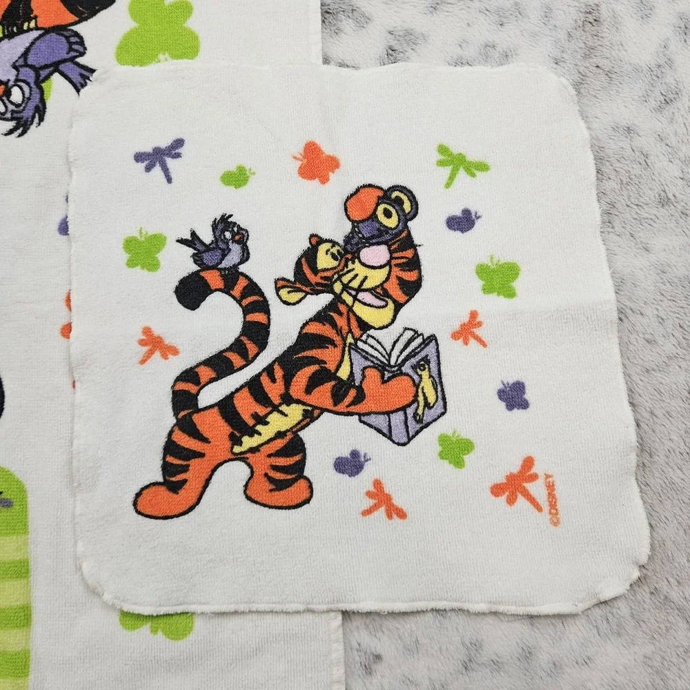 Vintage Disney Winnie The Pooh Tigger Bird Bugs Towel And Facecloth
